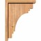 Ekena Millwork Pescadero Smooth Corbel w/Backplate, Western Red Cedar, 5 1/2"W x 12"D x 16"H COR06X12X16PEC01SWR - alternate 4